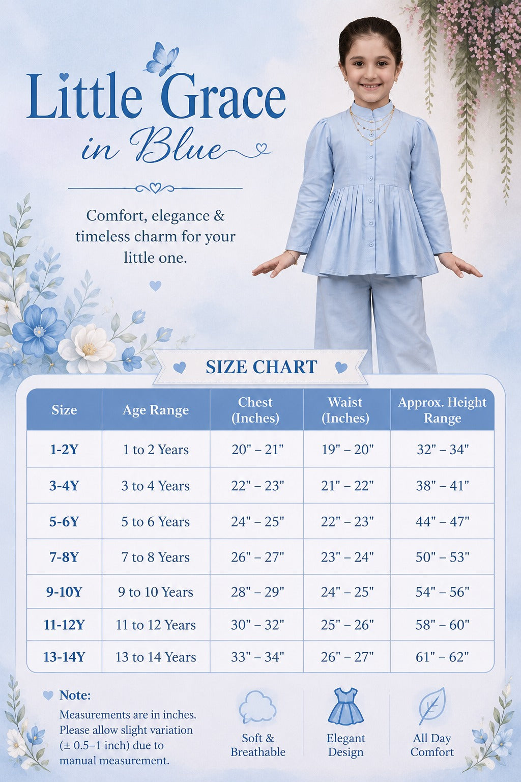 Little Grace in Blue