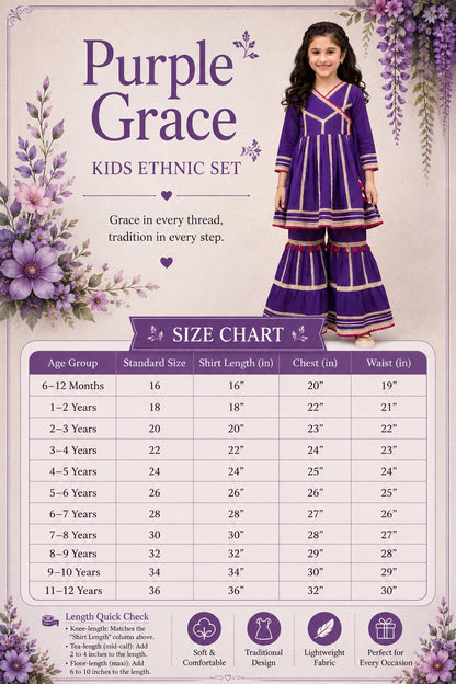 Purple Grace Kids Ethnic Set