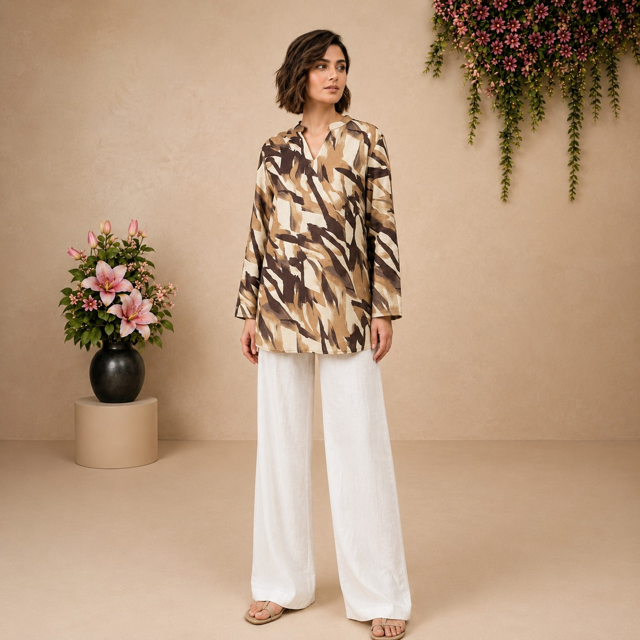 Beige Breeze Co-Ord Set