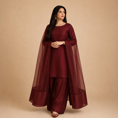 Ruby Farshi Shalwar
