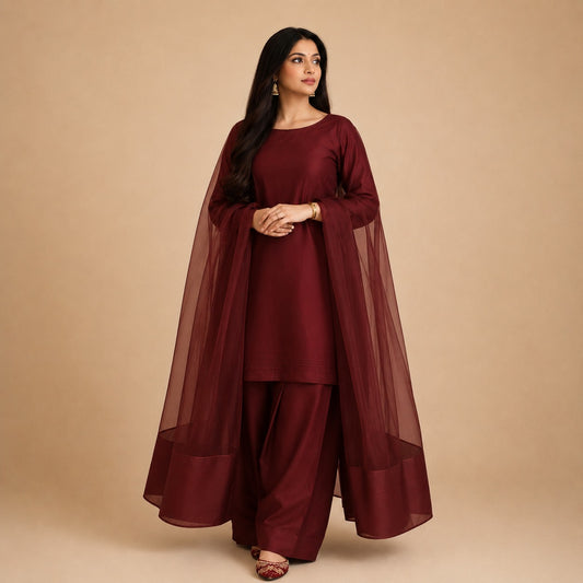 Ruby Farshi Shalwar