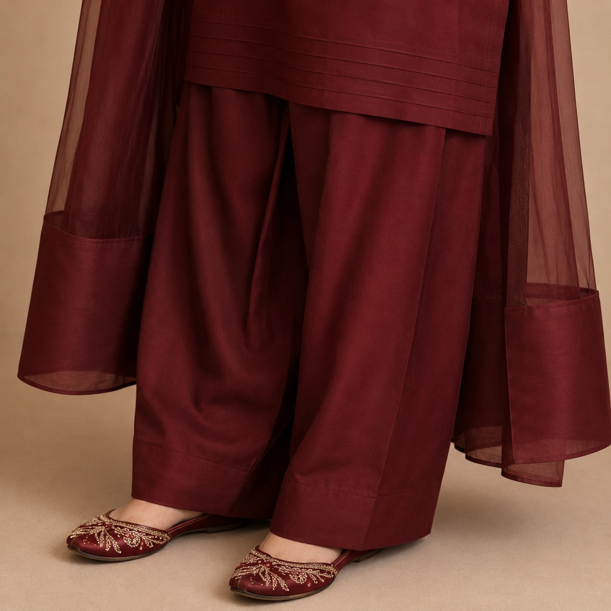 Ruby Farshi Shalwar