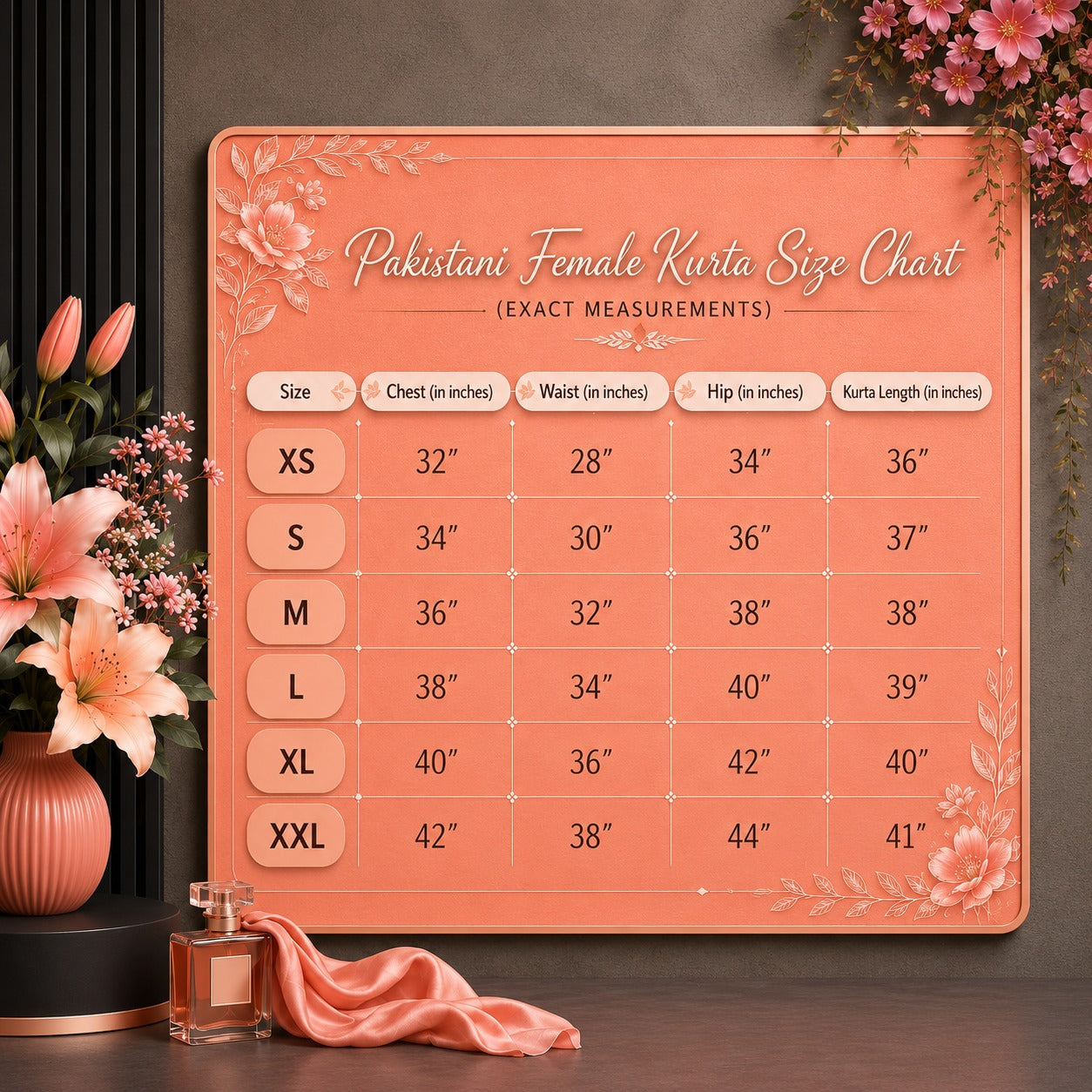 Peach Blossom Elegance Cotton Suit