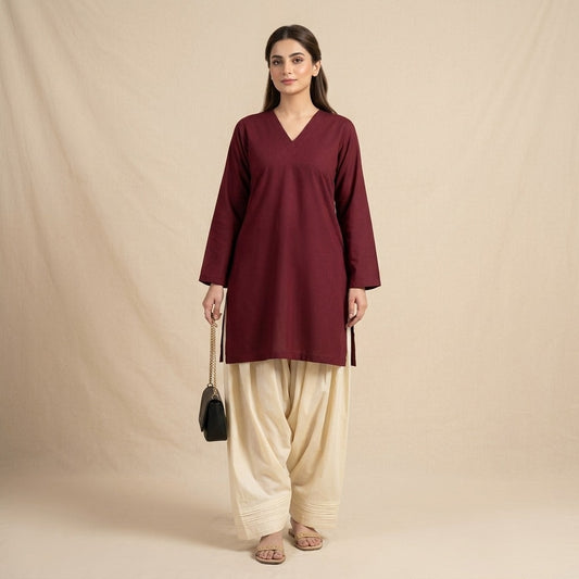 Ruby Essence Cotton Suit