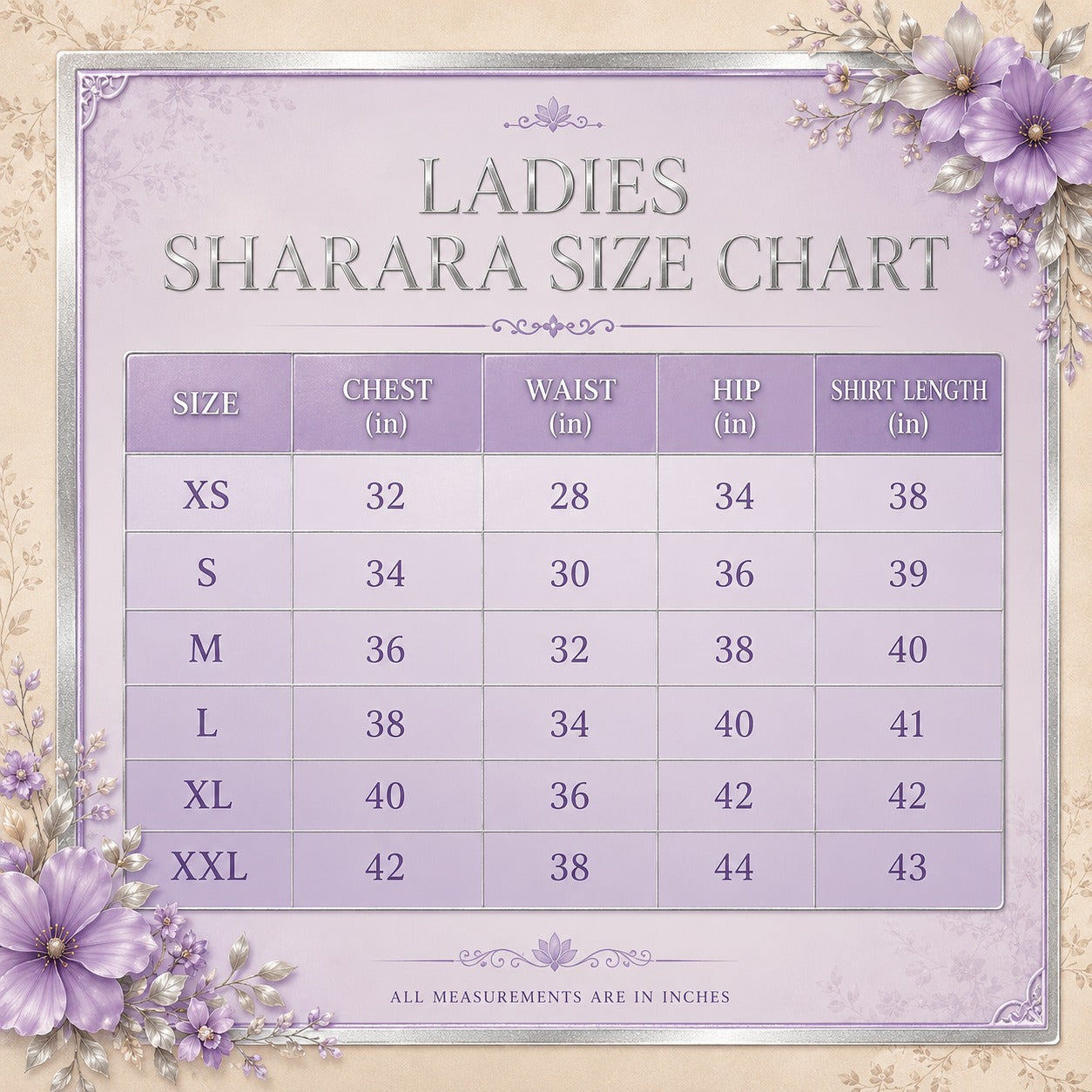 Lilac Serenity Sharara Set
