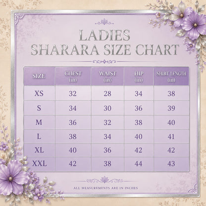 Lilac Serenity Sharara Set
