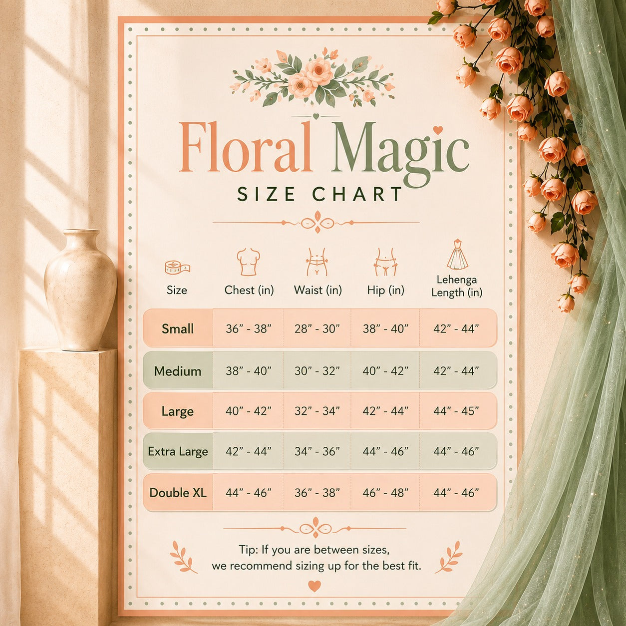 Floral Magic – Embroidered Lehenga Set