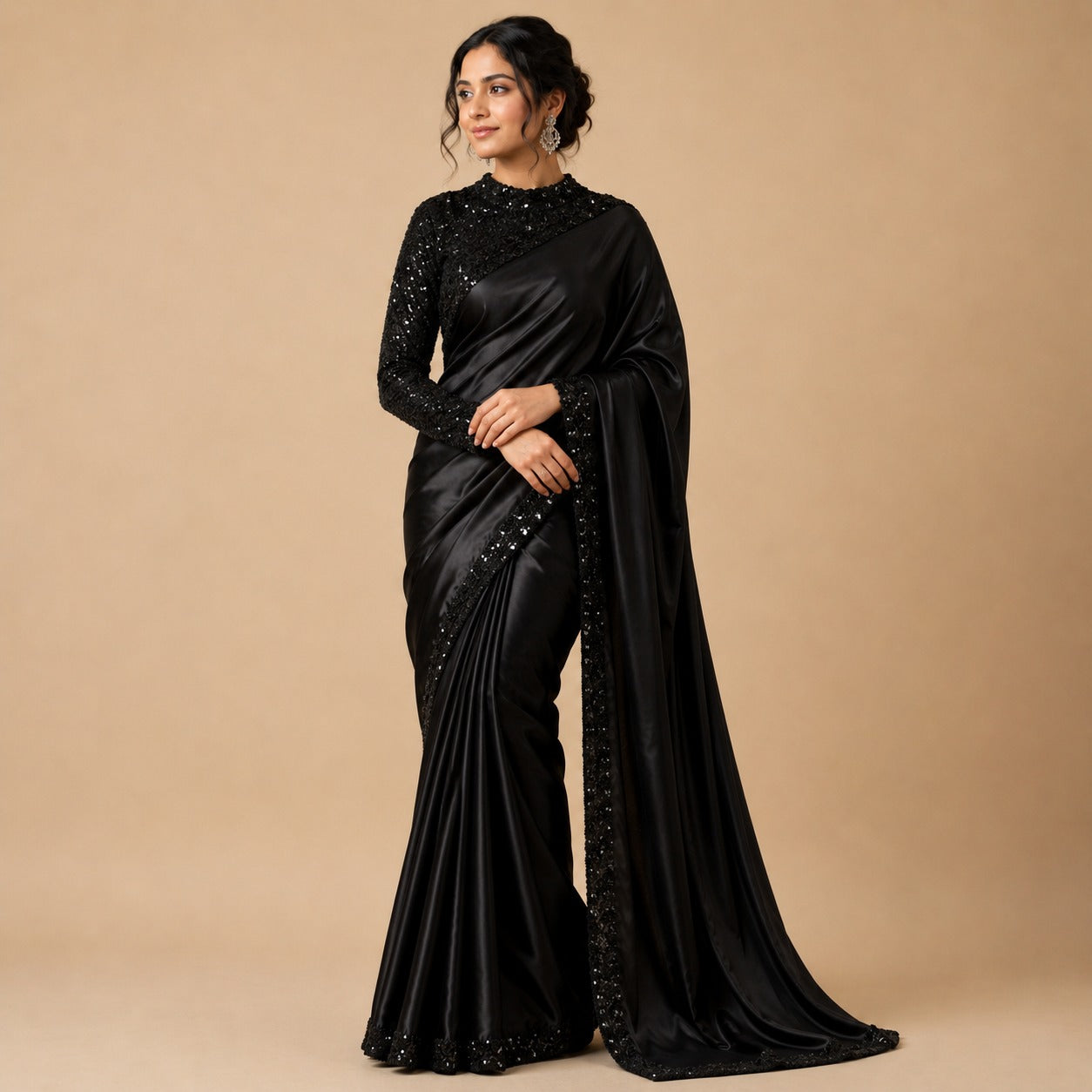 Shab-e-Noor Silk Saree