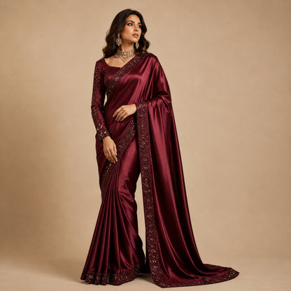 Mehfil-e-Rubab Silk Saree