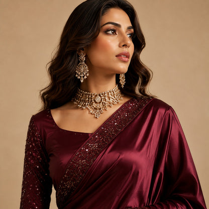 Mehfil-e-Rubab Silk Saree