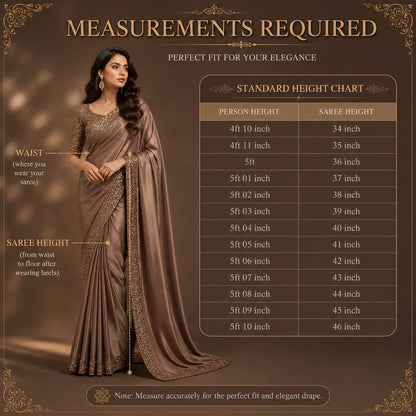 Mocha Royale Silk Saree