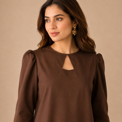 Mocha Luxe Flow Co-Ord Set