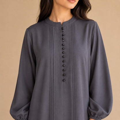 Slate Grace Cotton Kurta Set