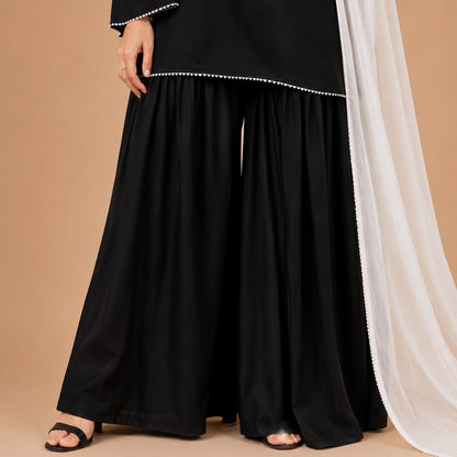 Noir Grace Sharara Set