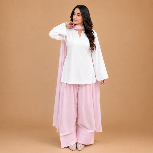 Blush Pearl Cotton Farshi Shalwar