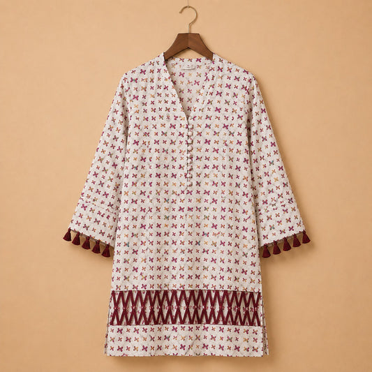 Butterfly Bliss Printed Kurta