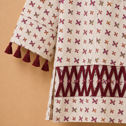 Butterfly Bliss Printed Kurta