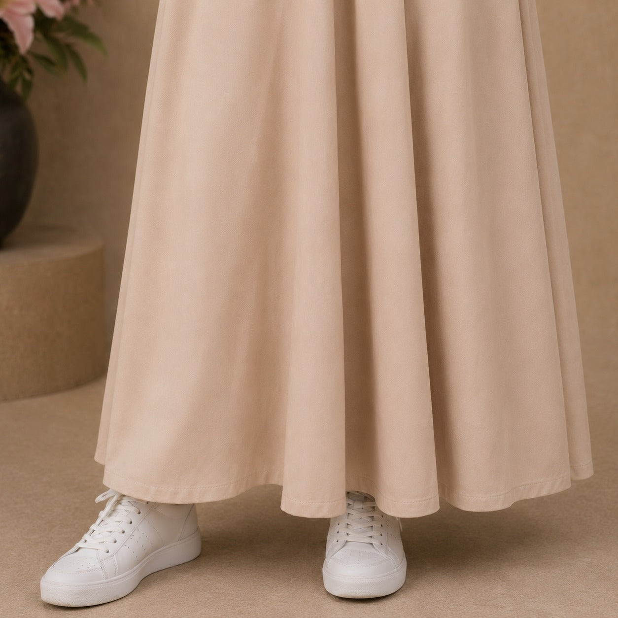 Sienna Mocha Two-Tone Maxi Dress