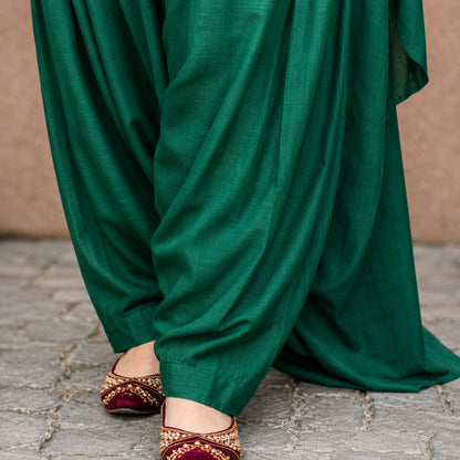 Classic Emerald Punjabi Suit