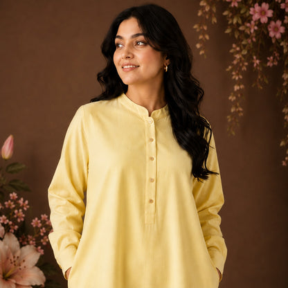 Butter Bloom Cotton Co-Ord Set